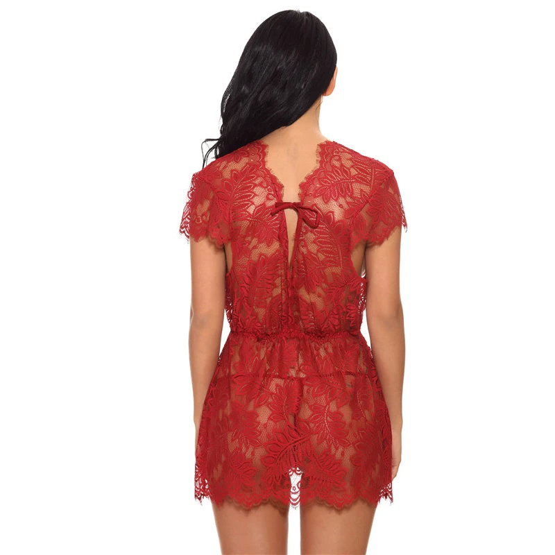 Женская кружевная ночная рубашка женское ночнушка винтажное спальное платье с v