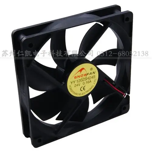 

Snowfan 12025 12cm 24v cooling fan dc ventilation fan yy12025h2 for 4s