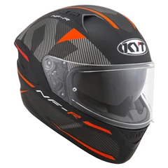 Logos Matt Orange KYT анфас шлем мотоциклетный шлем DOT или ECE сертификат NF-R - Цвет: Logos Matt Orange