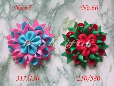

30pcs hand customize free shipping new style Girl Boutique Modern Style H- Bird's Nest Hair accessories Bow Clip 158