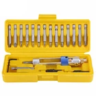 Инструменты Половина времени дрель отвертка головка сталь высокоскоростной деревообрабатывающий кусок с коробкой для хранения многофункциональный двойной