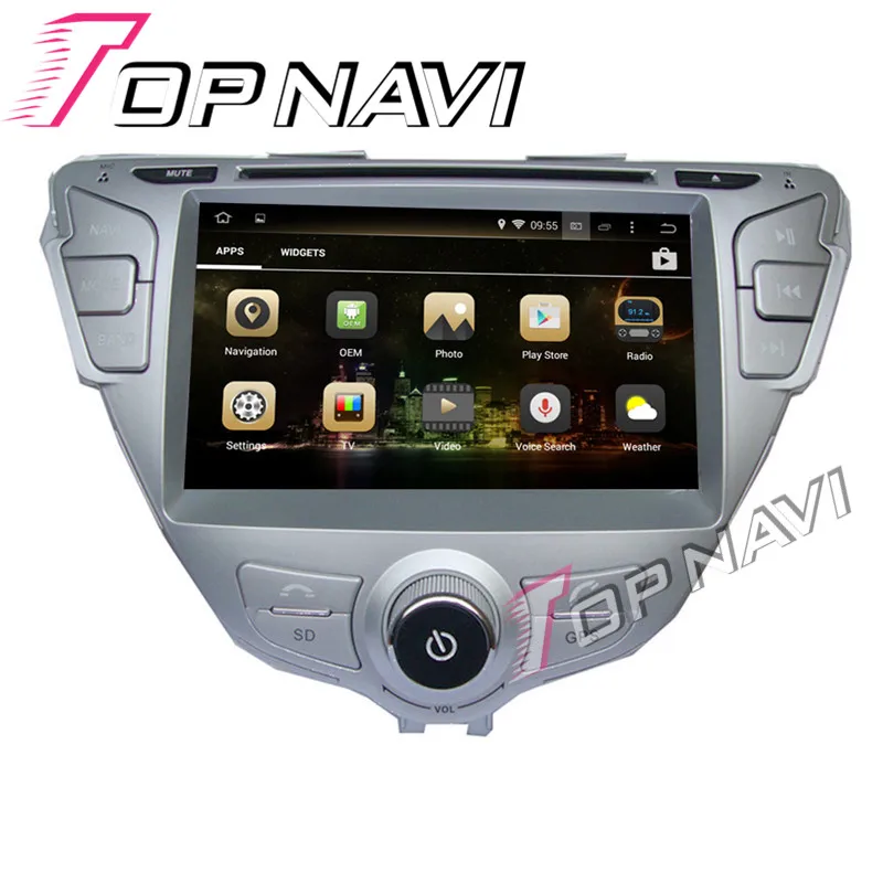 Topnavi 7 ''Восьмиядерный Android 8 0 Автомобильный GPS навигатор для HYUNDAI ELANTRA / MD 2011