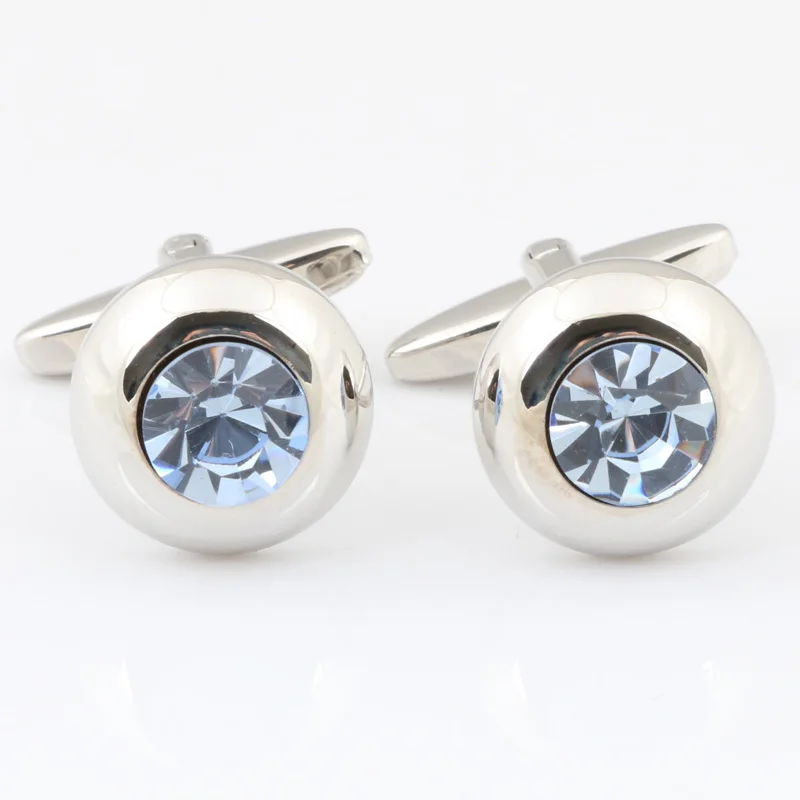 

New shirt cufflinks for men's Brand cuff crystal cuff link High Quality Jewelry