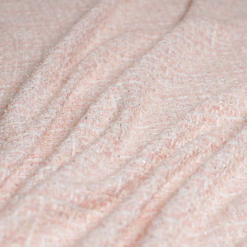 Pearlsilk белый твидовый костюм разных цветов стиль материалы для одежды весенний