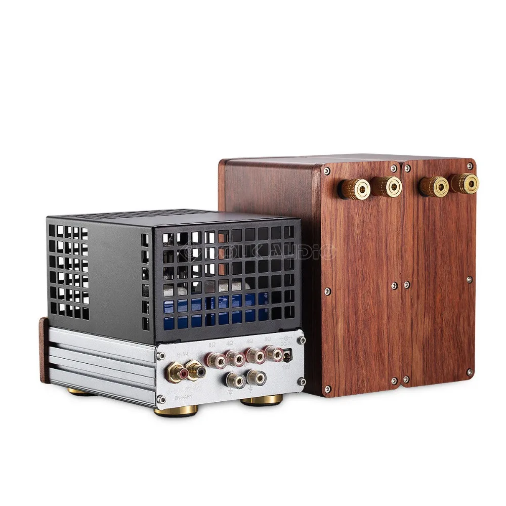 Nobsound Hi Fi стерео 6N2 + 6N6 вакуумный трубный усилитель и 2 дюймовый динамик розовое