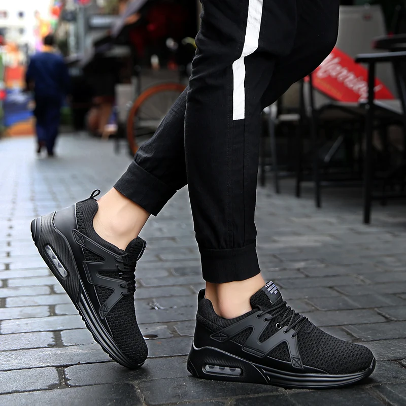 Men Casual Shoes Spring/Autumn Breathable Outdoor Running Air Mesh Sneaker Flat Mens Sports 2019 | Обувь