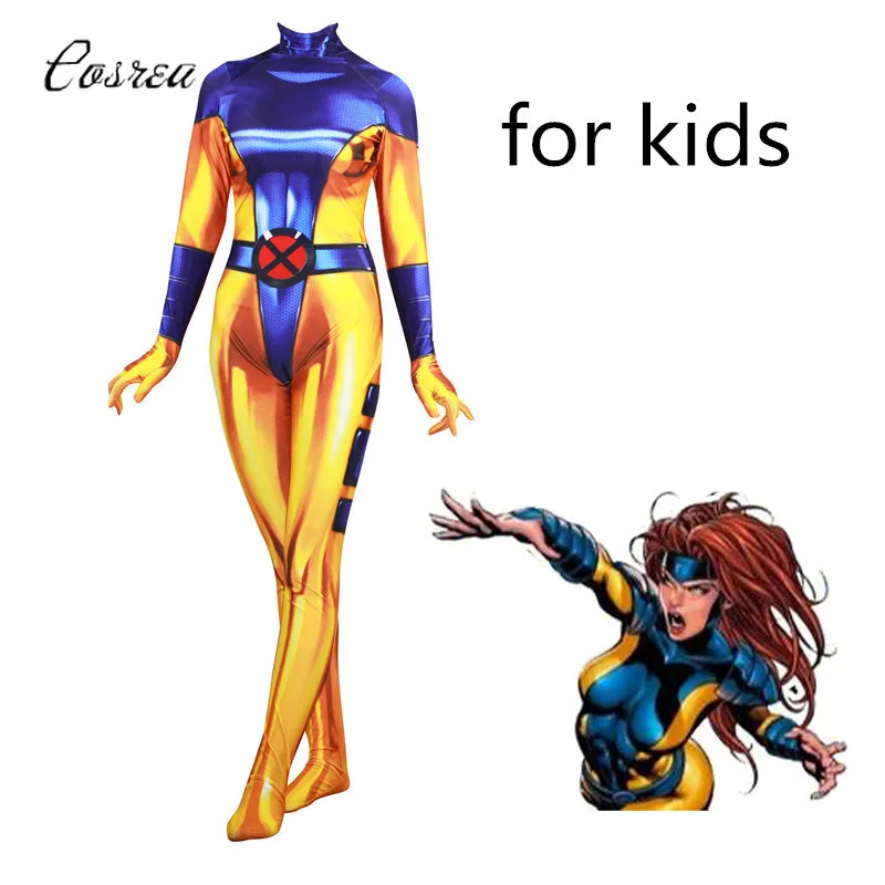 Костюм персонажа фильма X Men комбинезон Детский костюм Росомахи для детей косплея