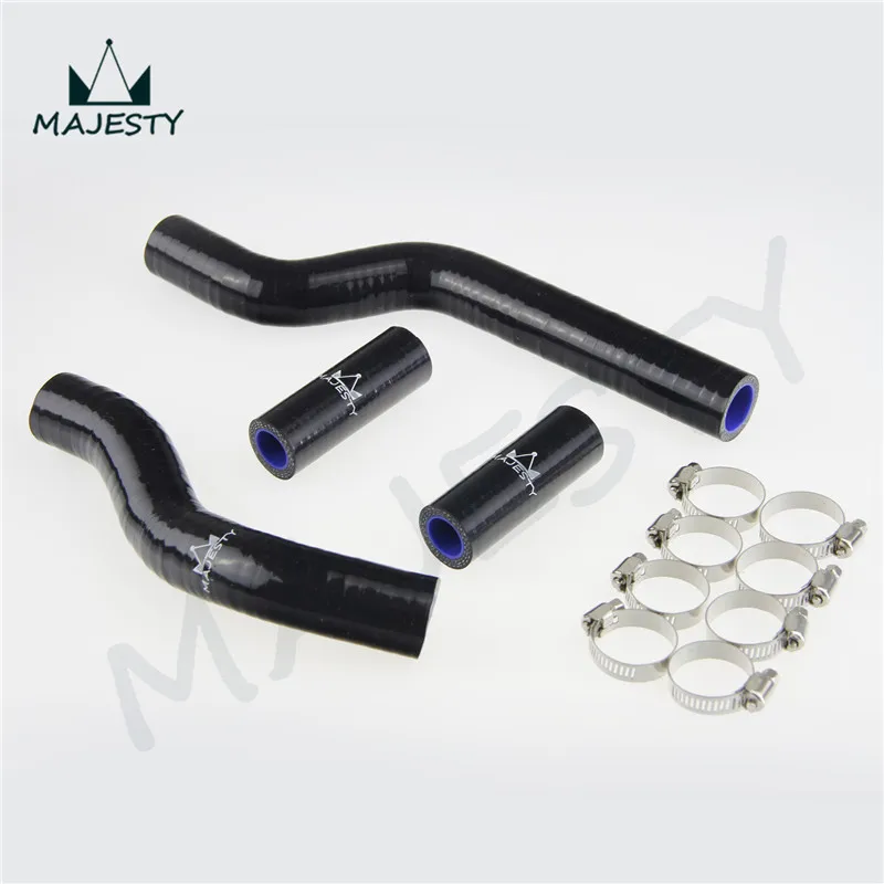 Силиконовый радиаторный шланг + зажимы для YAMAHA YZ250 YZ 250 2002-2012 03 04 05 06 черный |