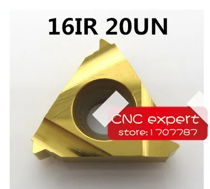 

Бесплатная доставка 16 IR 20 UN Индексируемые твердосплавные резные вставки для резьбового токарного инструмента держатель
