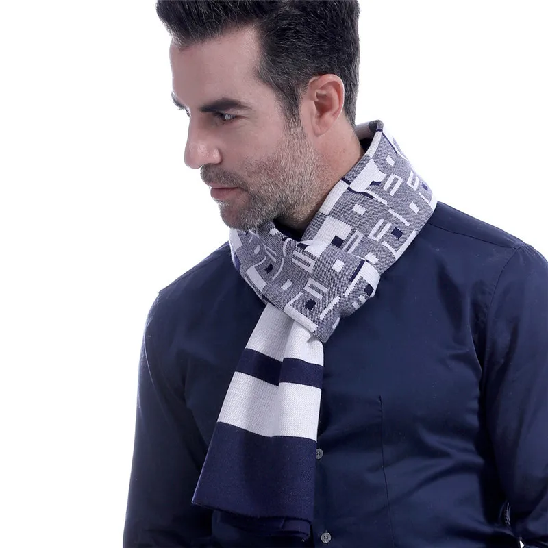 2018 новые модные брендовые зимние шарф Классический плед Для Мужчин Кашемировый