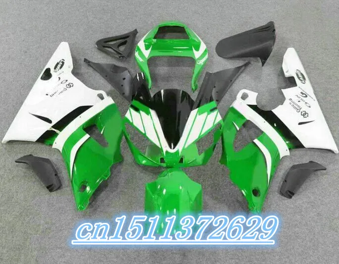 

Dor-Fairing for green black white YZF R1 00-01 YZF-R1 2000-2001 YZF1000 1000 YZFR1 00 01 2000 2001 D