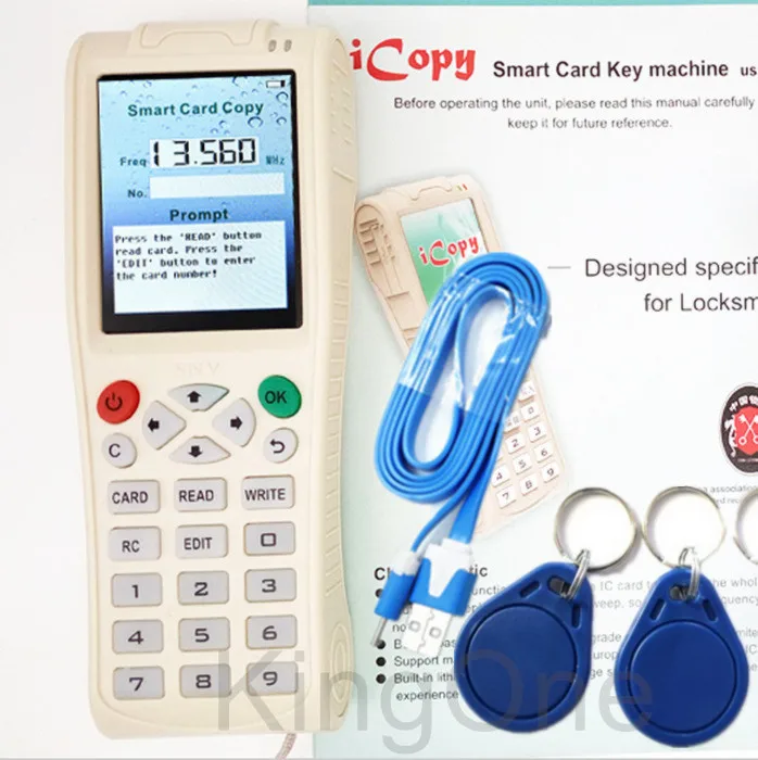 Новейший iCopy3 с функцией декодирования устройство для ключей от смарт карт RFID NFC