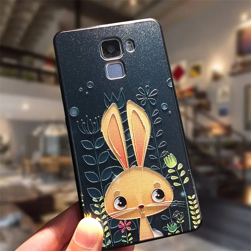 NO 1 Чехол для huawei Honor 7, Fundas, рельефный рисунок, Премиум, мягкий, ТПУ, капа, задняя крышка, чехол для мобильного телефона, бампер, 5,2 дюймов, Coque Fundas - Цвет: NO 1