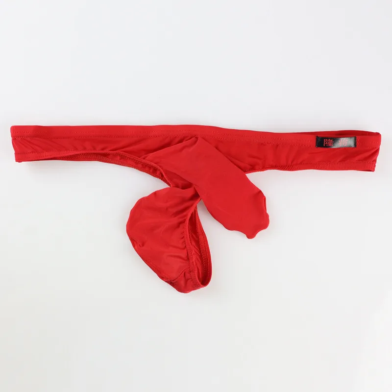 Сексуальные мужские стринги мужское нижнее белье для геев длинный пенис сумка