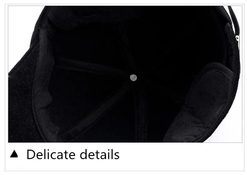 New Fashion Men Baseball Cap Shade Hats For Men Winter Spring Trucker Casual Cap Snapback Protect Ears Men Hat