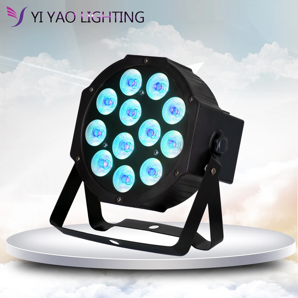 12X12 Вт светодиодный Par свет RGBW 4в1 плоский Par led dmx управление диско-огни профессиональное dj оборудование сценическое освещение