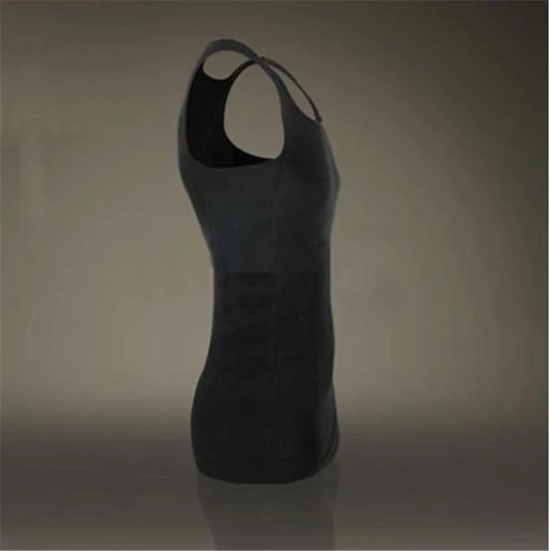 Новинка Корректирующее белье модные мужские майки топы корсет нижнее облегающее