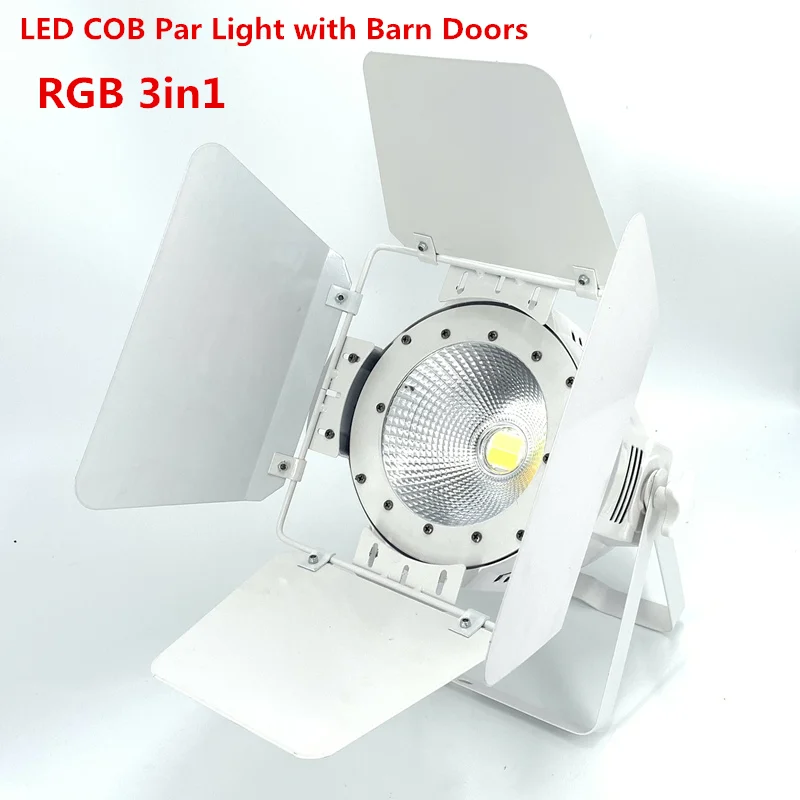 200 Вт COB светодиодный светильник с дверями сарая RGBWA UV 6в1/RGBW 4в1/RGB 3в1/теплый белый Par64 Светодиодный светильник для сценического диджея Dmx контроллер - Цвет: RGB 3in1