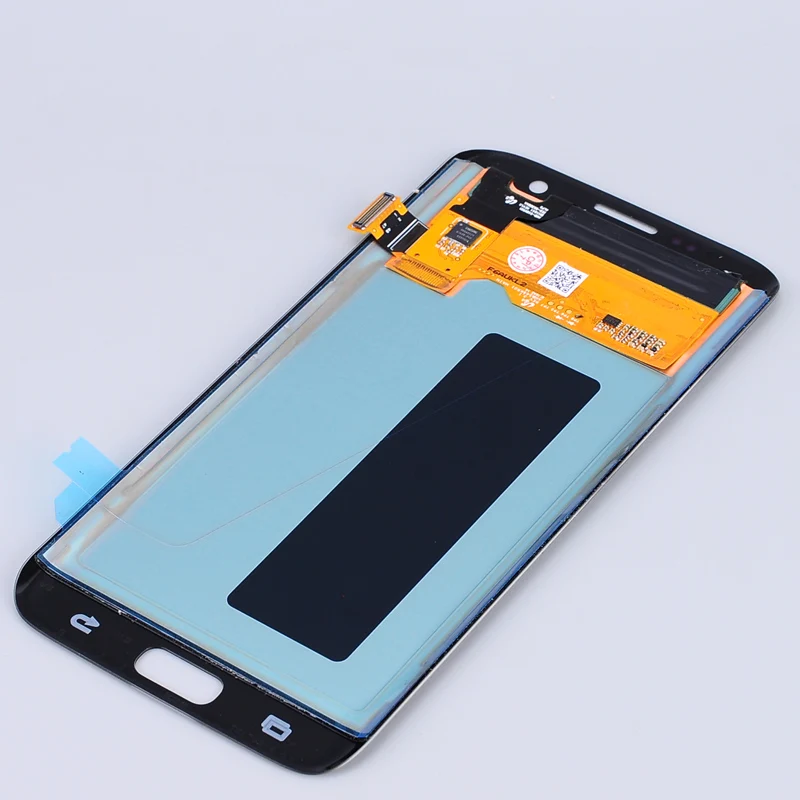 Черный для samsung S7 edge 100% Фирменная новинка оригинальный НЕТ Dead Pixel ЖК без рамки