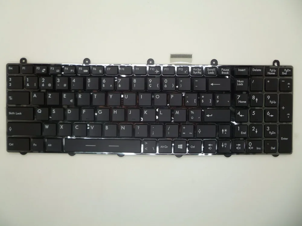 Клавиатура с подсветкой для MSI GT780 V123322AK1 BE S1N 3EBE271 SA0 FR 3EFE261 GR 3EDE281 NE 3EDN291 AR SW TI|laptop
