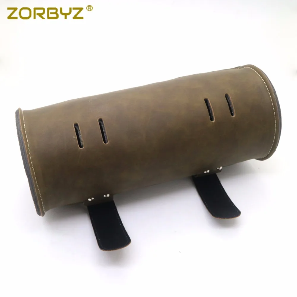 Седельная сумка ZORBYZ для мотоцикла универсальная из искусственной кожи