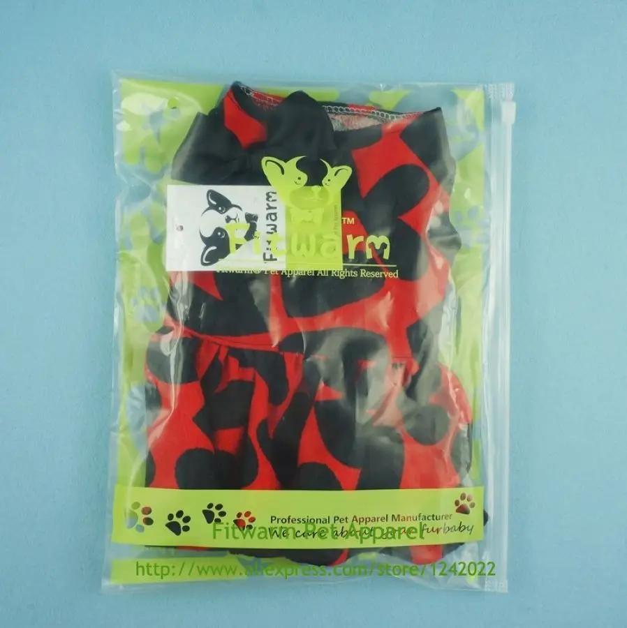 Fitwarm Adorable Sweat Heart Ribbon Pet Dog Dress Clothes Shirts Red Free Shipping XS Small Medium Large Summer Chihuahua | Дом и сад