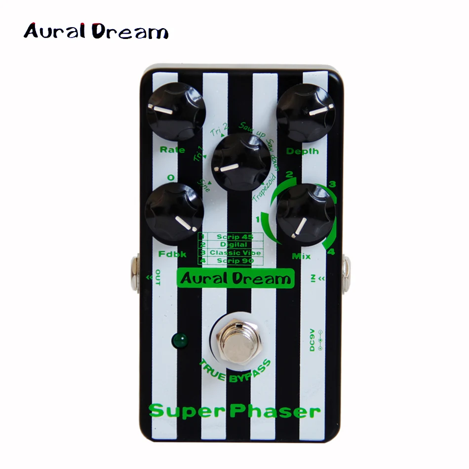 Цифровая педаль Aural Dream Super Phaser с гитарной педалью 24 эффектами Phaser|pedal cover|guitar pedal