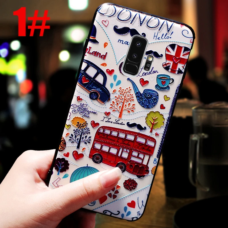 Bus YonLinTan роскошный чехол, чехол, чехол для samsung Galaxy s9 s 9/s9 plus s9plus чехол на заднюю панель телефона 3D милый мобильный телефон 360 чехол s - Цвет: Bus