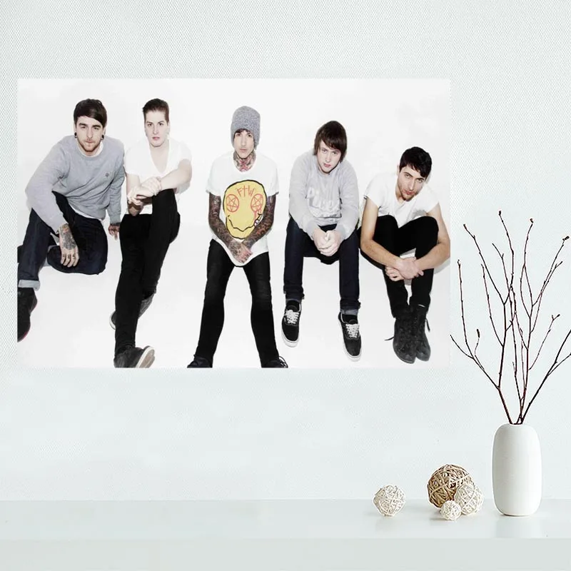 Mondern Custom Bring Me The Horizon Canvas картина стене плакат cloth print DIY Fabric постер| |