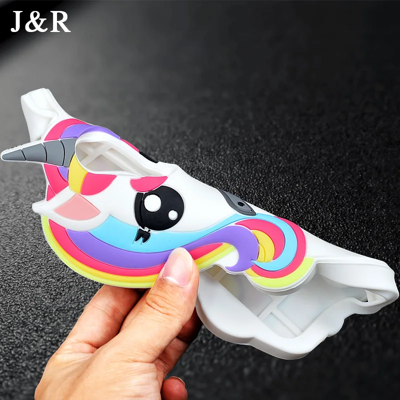 For Huawei Y5 2017 Case Silicone Soft Cover 5.0" 3D Cartoon Colorful Unicorn Horse Mobile Phone Fundas Capa |