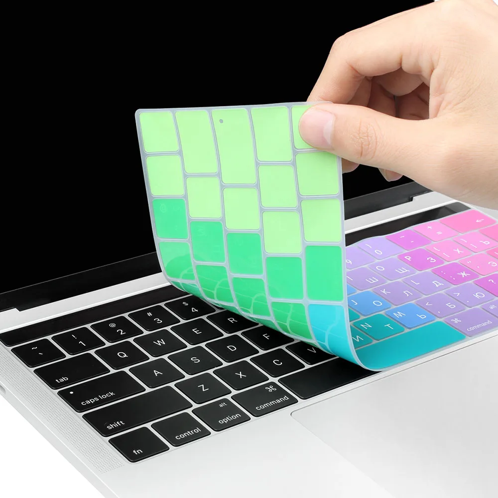 Мягкая силиконовая защитная крышка для клавиатуры нового Macbook Pro 13 15 2019 2018 A2159