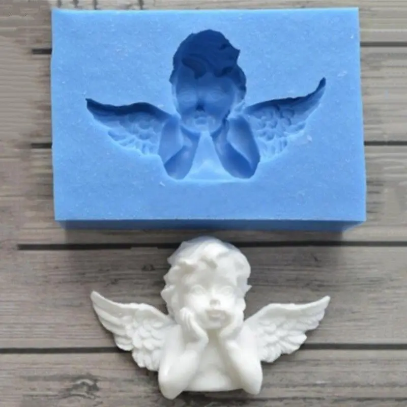 Sugarcraft новейшая рамка ангела силиконовая форма для помадки инструменты украшения