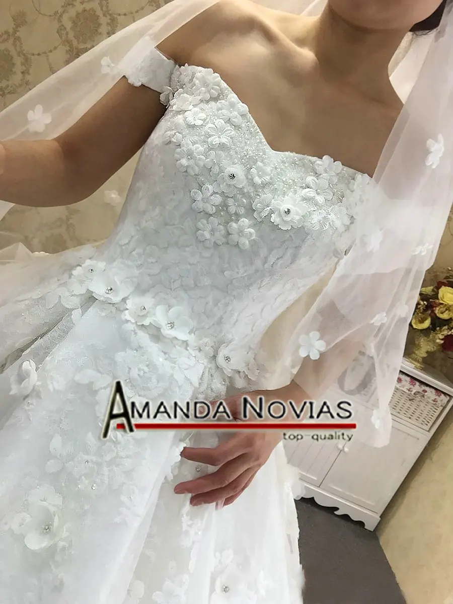 2019 Amanda Novias реальные фотографии высококачественные брендовые свадебные платья