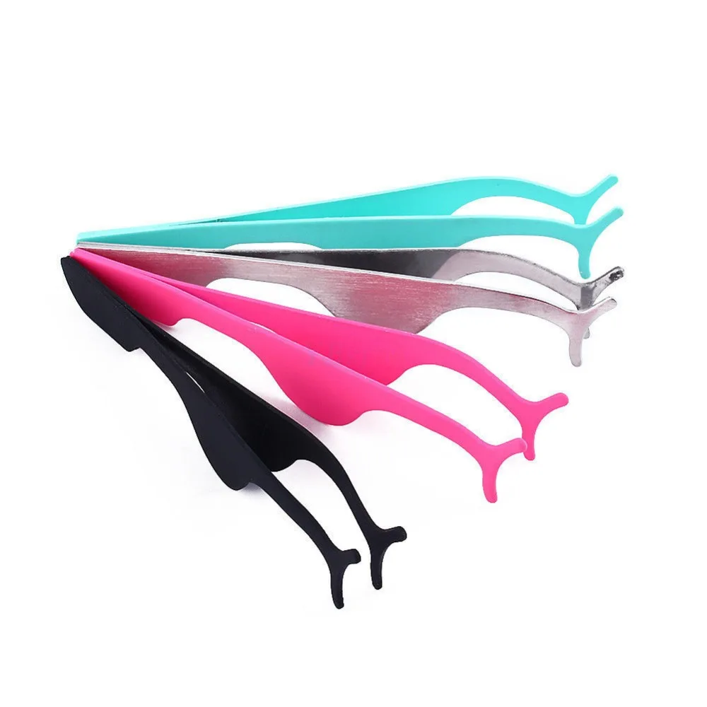 1 шт. щипцы из нержавеющей стали для завивки накладных ресниц пинцет аппликатор