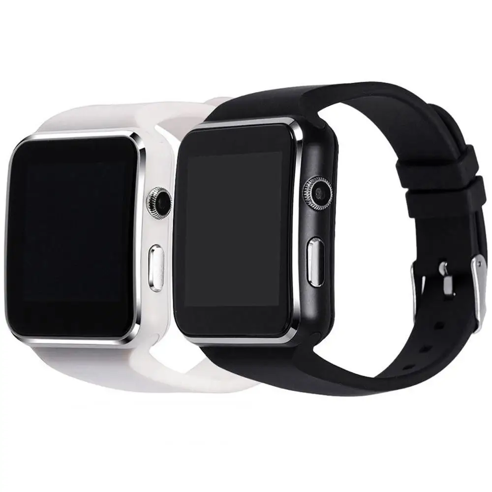Спортивные часы с цветным дисплеем X6 Reloj Inteligente سعة ة Bluetooth камерой/слотом для карт