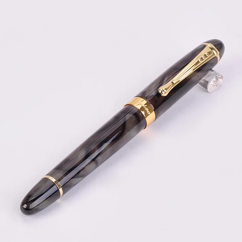 Black 6 Высокое качество Золотой зажим 22 цвета на выбор JINHAO 450 металл/роликовый шар/шариковая ручка школьные принадлежности канцелярские принадлежности - Цвет: Black 6