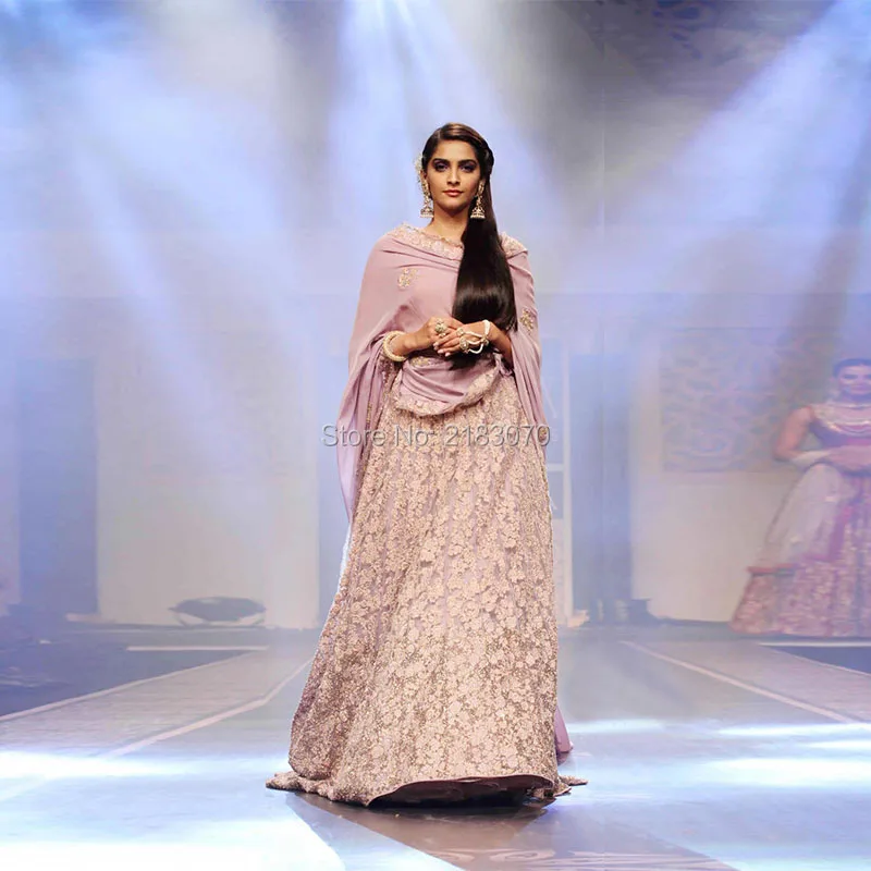 Индийские Сари Кружева Формальные Вечерние Платья 2016 Мода 2 Шт. пром Платье Халат