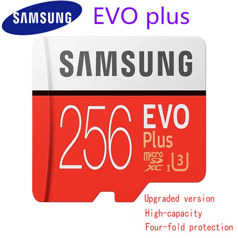 Новая 100% Оригинальная карта памяти Samsung Micro Sd 256 Гб Microsd карты Sdhc Sdxc Max 95 МБ/с./с Evo C10