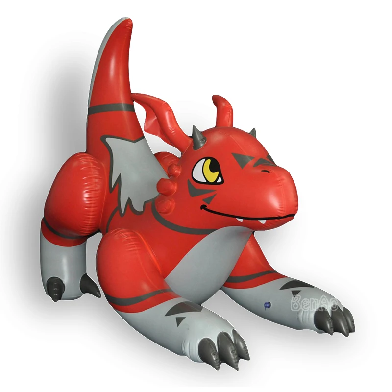 

2.5m/8ft custom red dragon inflatable cartoon, giant charizard parade events balloons
