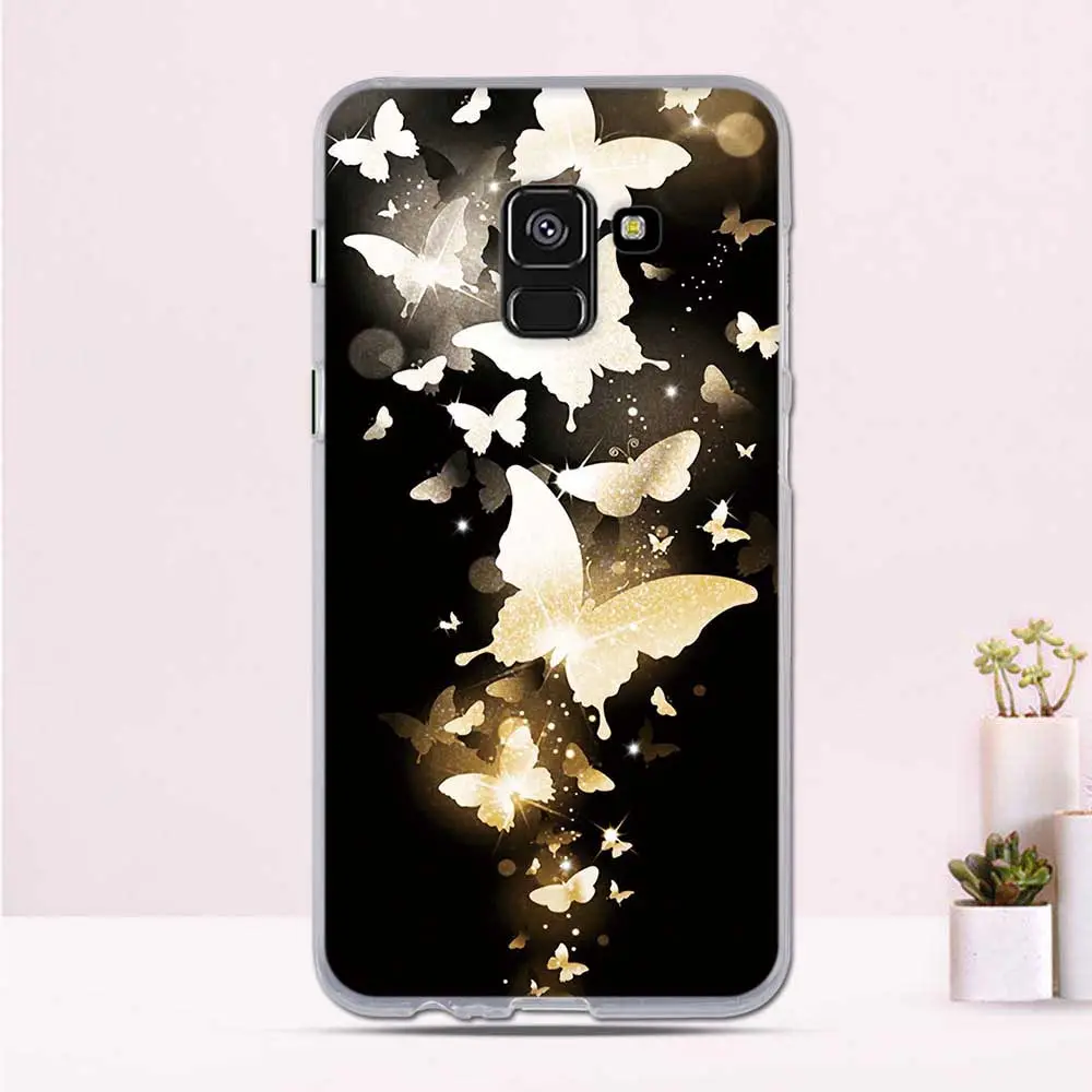 Чехол для Samsung A8 2018 Силиконовый ТПУ защитный чехол-бампер телефона Plus чехол A 8 |