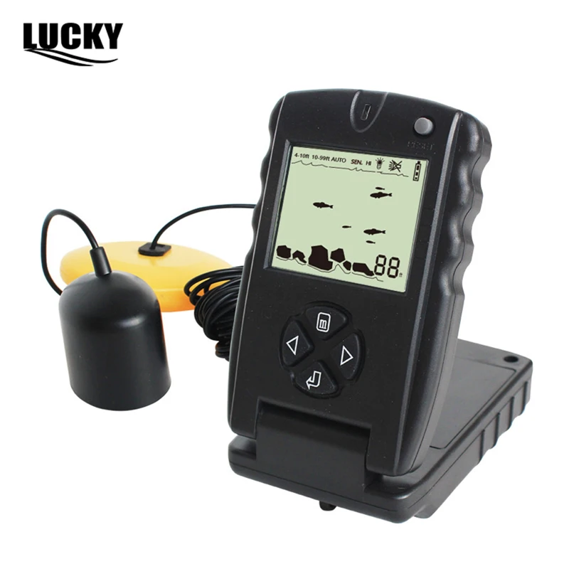 Портативный эхолот LUCKY 100 футов проводной для рыбалки|fishfinder portable|fishfinder luckyfishfinder fish