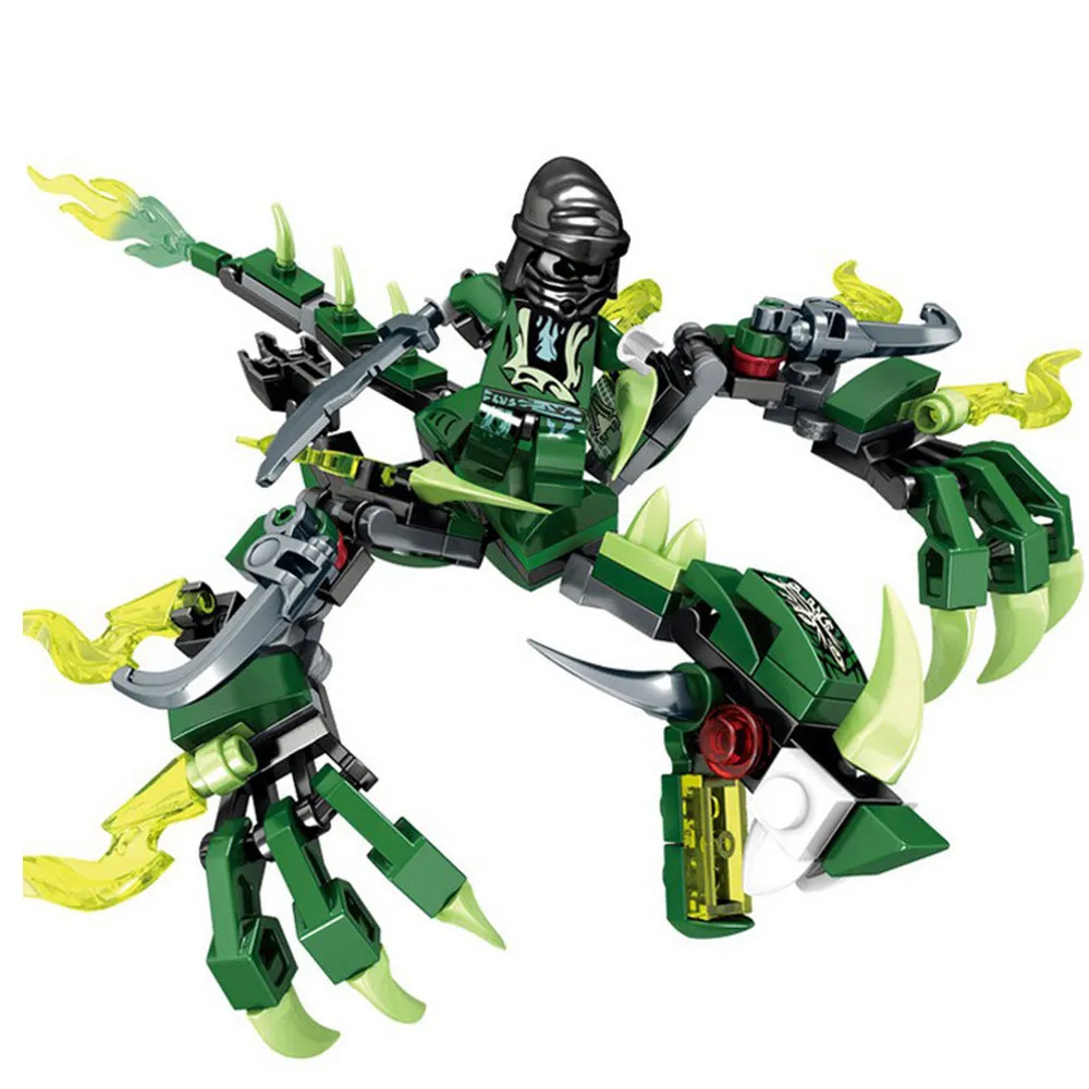 115 + части Duplo Ninjago фигурки дракона строительные блоки ниндзя развивающие игрушки