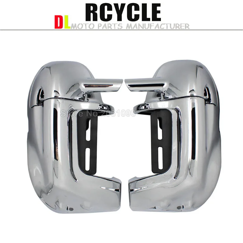 Chrom окрашенные нижние вентилируемые ноги обтекатель перчатки коробка для Harley