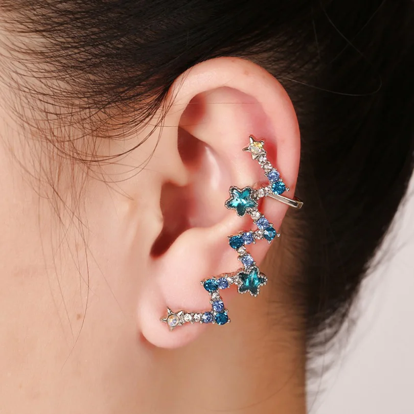 Женские серьги-клипсы ZLDYOU в богемном стиле подарок на вечеринку заполненные