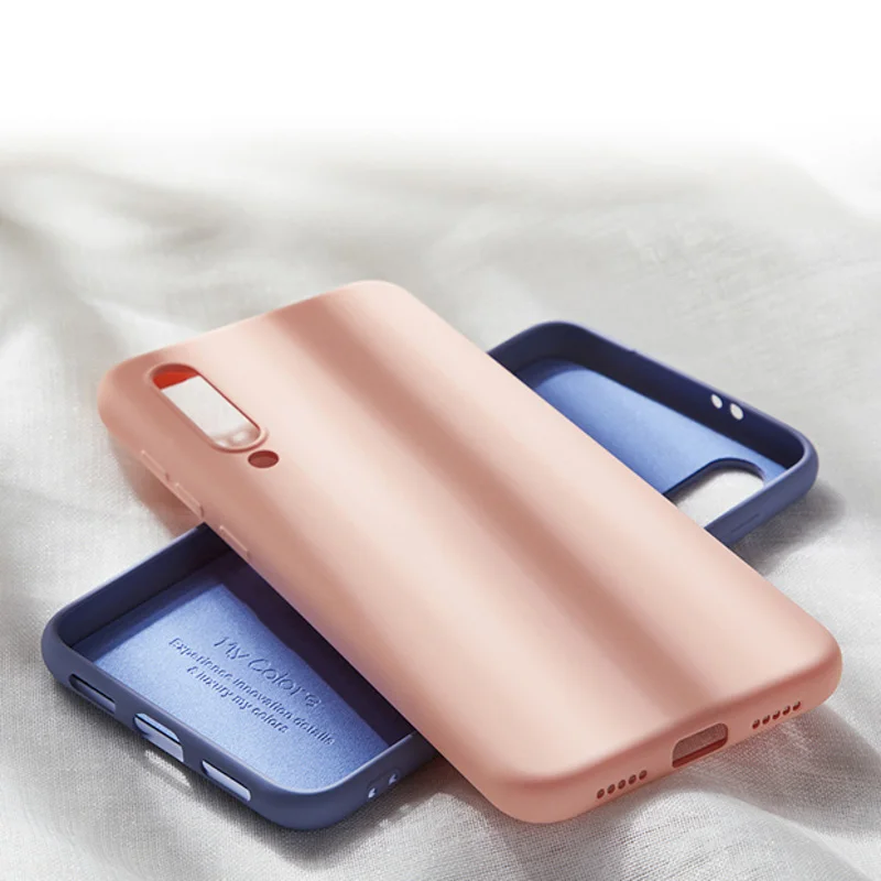 Жидкий силиконовый чехол для Xiao mi Red mi Note 7 8 Pro 8A 7A 6A K20 GO чехол s mi A3 9T 9 Lite 8 SE CC9 A2 mi Note 10 Pro Чехол бампер