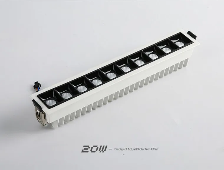 Square Micro Recessed Dimmable LED Downlights 4W10W20W30W COB LED Ceiling Lamp AC110V~220V LED Wall Spot Lights Indoor Lighting