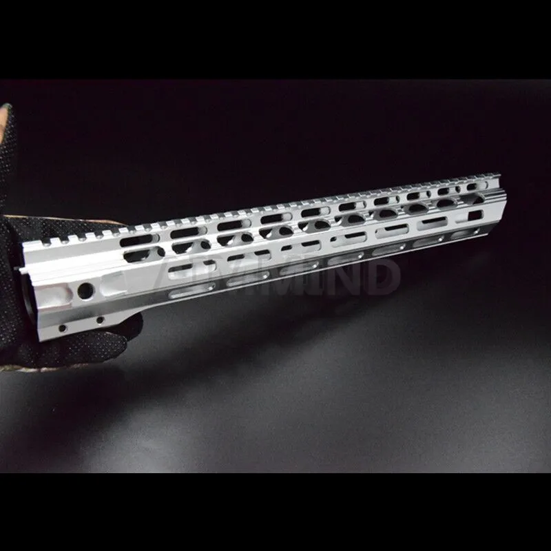 7 10 12 15 inch Picatinny mlok handguard Rails free Float ar Handguard Quad Rail for AEG M4 M16 AR15 Hunting Shooting | Спорт и