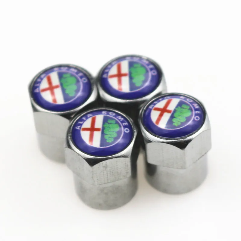 Car Styling Valves Caps Case For Alfa Romeo Mito 147 156 159 166 Car-Styling Auto Wheel Tyre Tire Stem Air Covers 4pcs/lot | Автомобили и