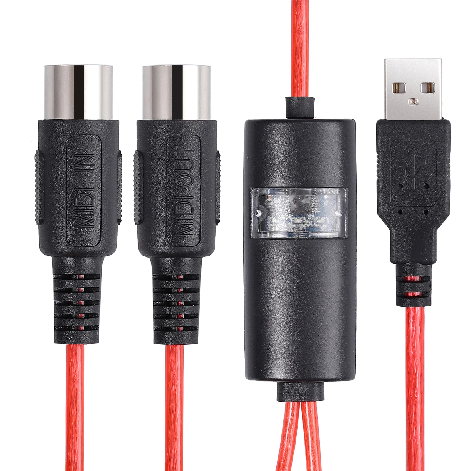 Prozor 5 контактный DIN MIDI к usb разъему кабель конвертер USB адаптер Интерфейс для Mac PC