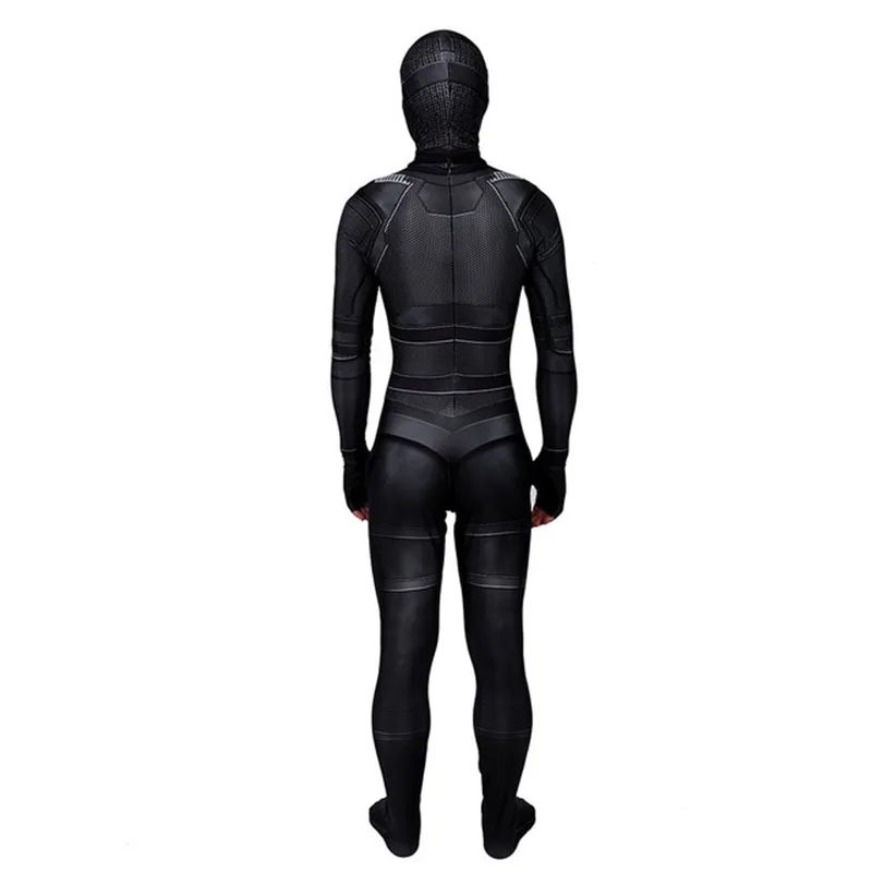 Adult Kids Spider Man Far From Home Peter Parker Stealth Suit Zentai Spiderman Black Night Moneky Cosplay Bodysuit Jumpsuits